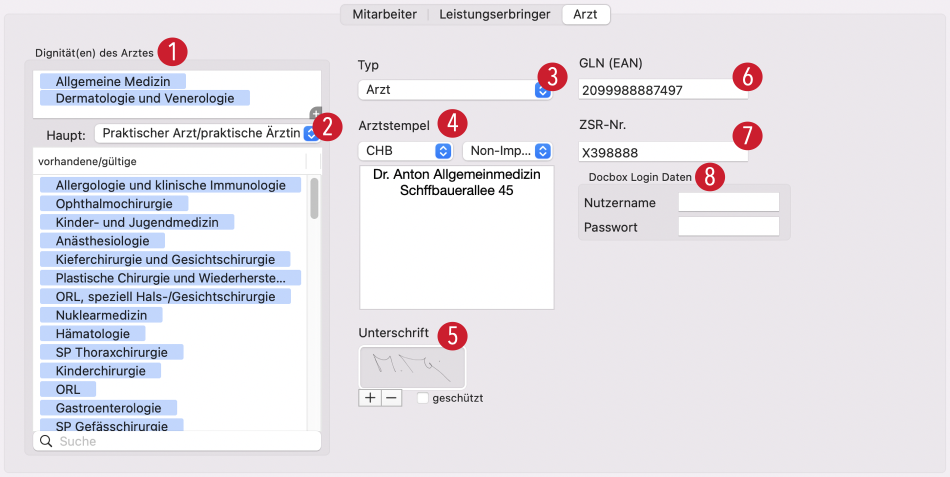 tomedo handbuch arbeitsplatzeinstellungen nutzerverwaltung arzt schweiz