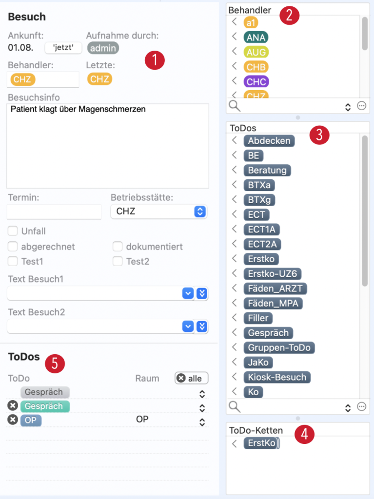 tomedo handbuch patientendetails besuch schweiz