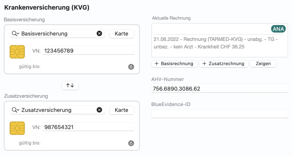 tomedo handbuch patientendetails krankenversicherung kvg schweiz 1