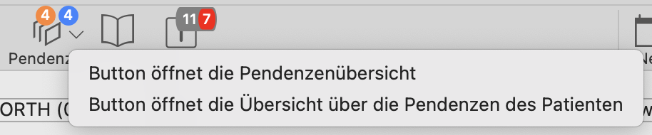 tomedo handbuch schweiz pendenzenverwaltung button auswahl