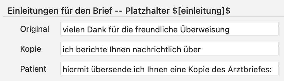 tomedo handbuch briefschreibung einleitung brief einstellungen schweiz