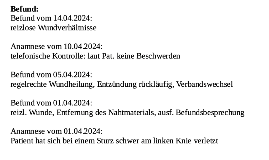 tomedo handbuch briefschreibung x kommando typbezeichner sammelbezeichner 2