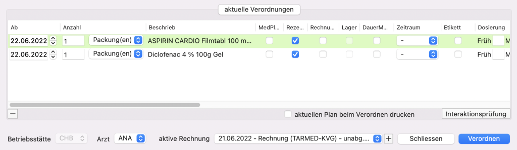 tomedo handbuch medikamentenverordnung hauptfenster verordnung verordnungsteil schweiz