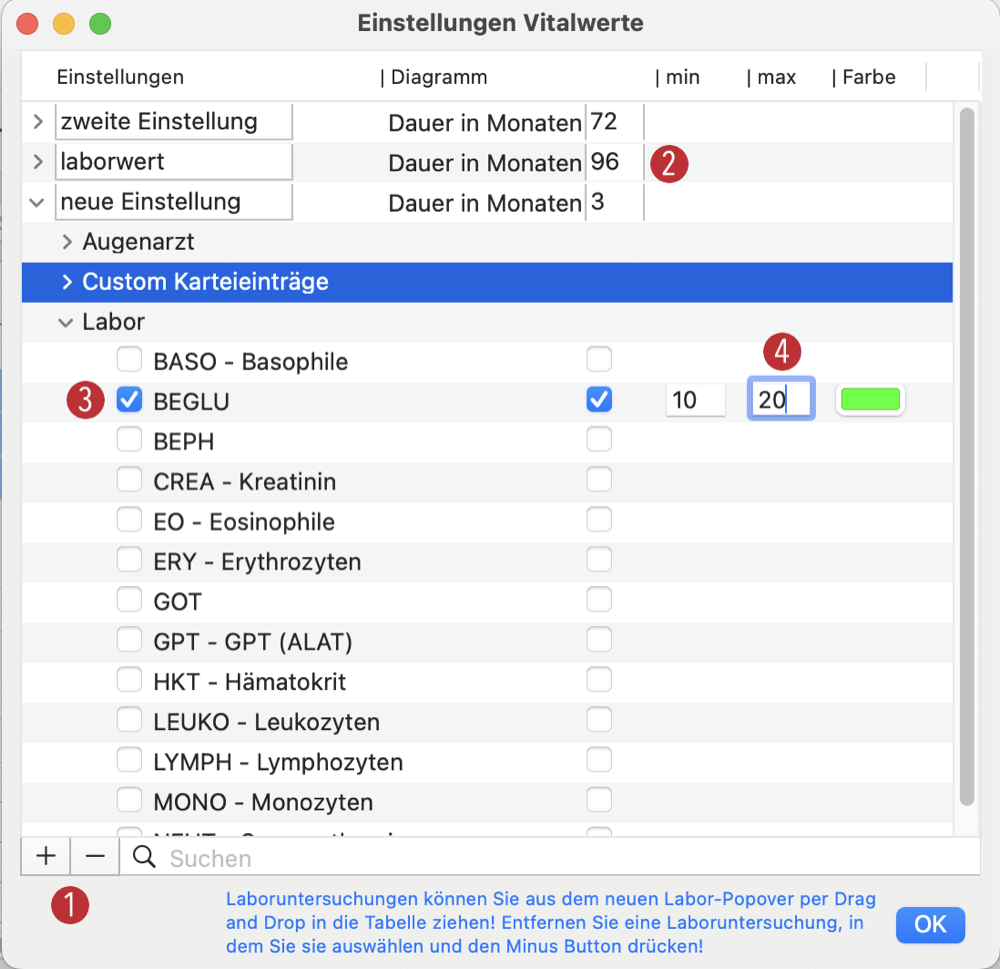 tomedo handbuch elektronische dokumentation vitalwerte einstellungen