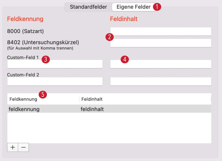 tomedo handbuch geraete daten traeger gdt inhalt eigene felder schweiz