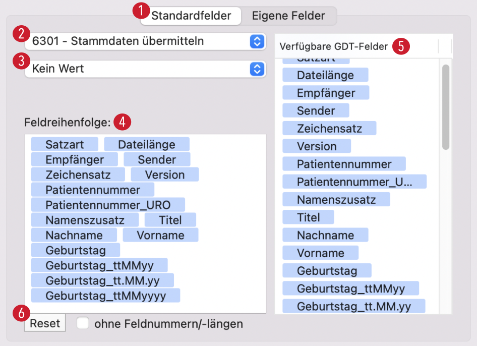 tomedo handbuch geraete daten traeger gdt inhalt schweiz