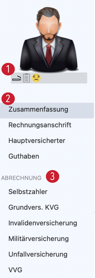 tomedo handbuch patientendetails navigationsbereich schweiz