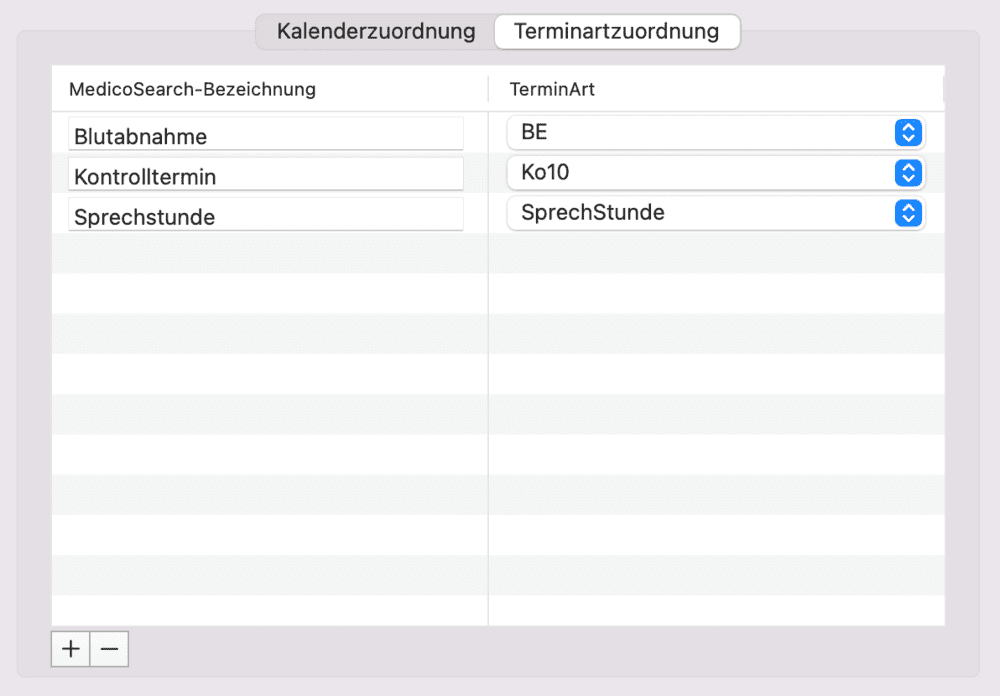 tomedo handbuch schweiz agenda medicosearch einrichten terminzuordnung