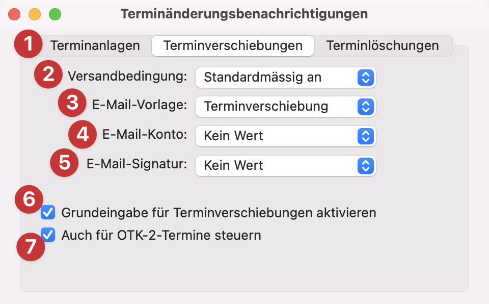 tomedo handbuch schweiz agenda terminaenderungsbenachrichtigungen verwaltung