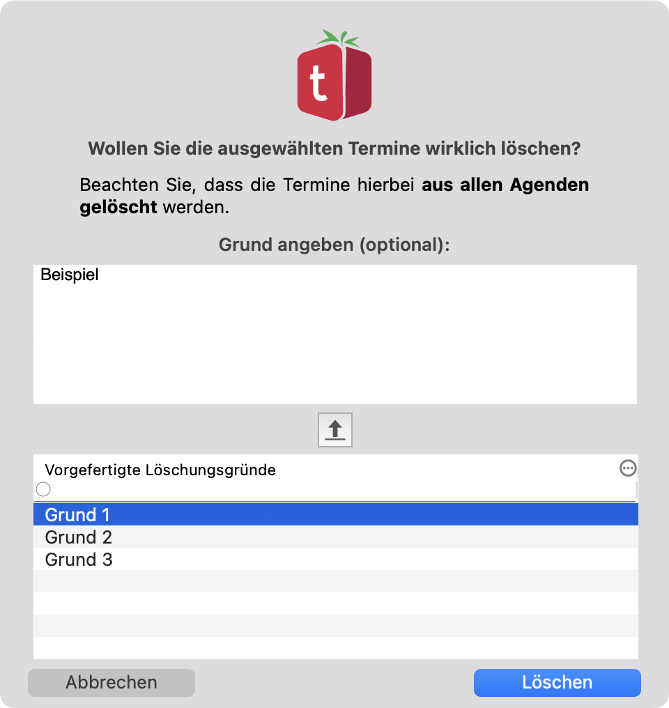 tomedo handbuch schweiz agenda termine loeschen loeschungsgruende terminart2