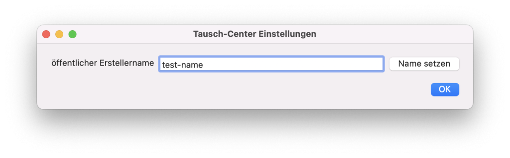 tomedo handbuch tausch center einstellungen name setzen schweiz