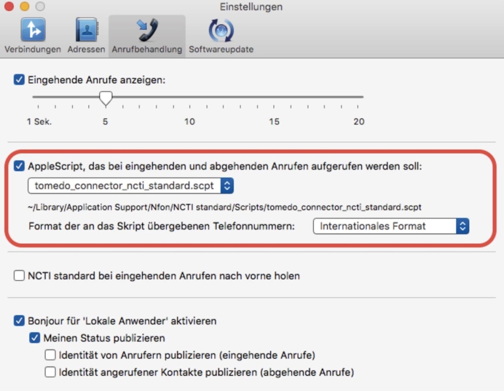 tomedo handbuch schweiz kommunikation praxis nfon anruf panel einstellungen 2 1024x794 1