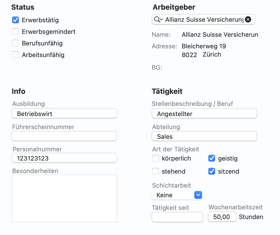 tomedo handbuch schweiz patientendetails beruf 1