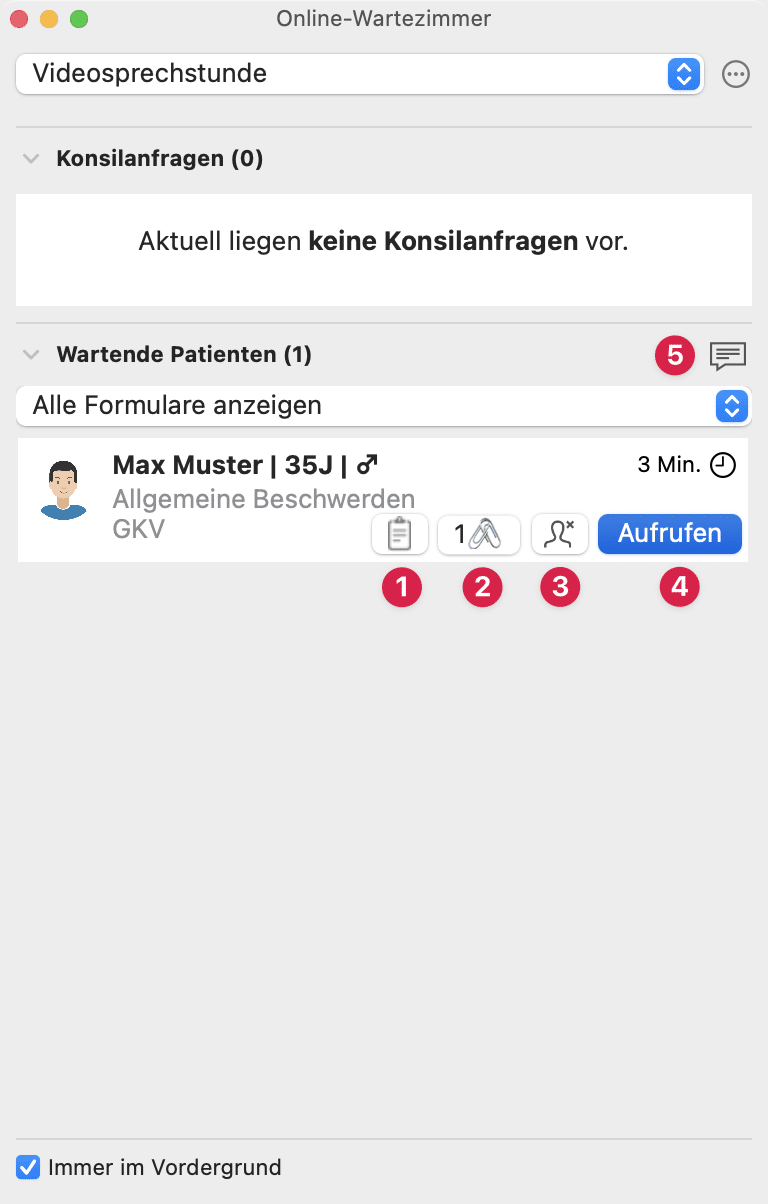 tomedo handbuch schweiz videosprechstunde online wartezimmer zugewiesen 300x246 1