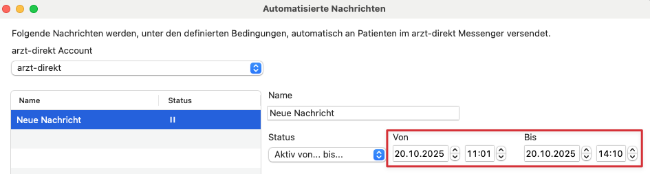 tomedo changelog 161 arzt direkt massenger