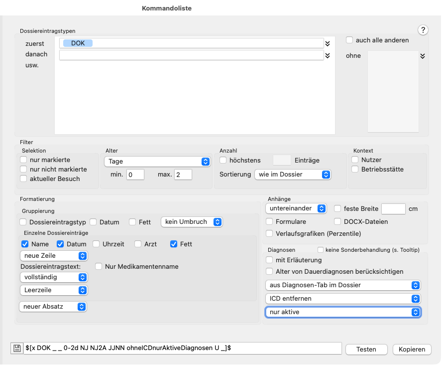 tomedo handbuch kommunikation mit aerzten patienten briefschreibung kommandos das x kommando fenster 1