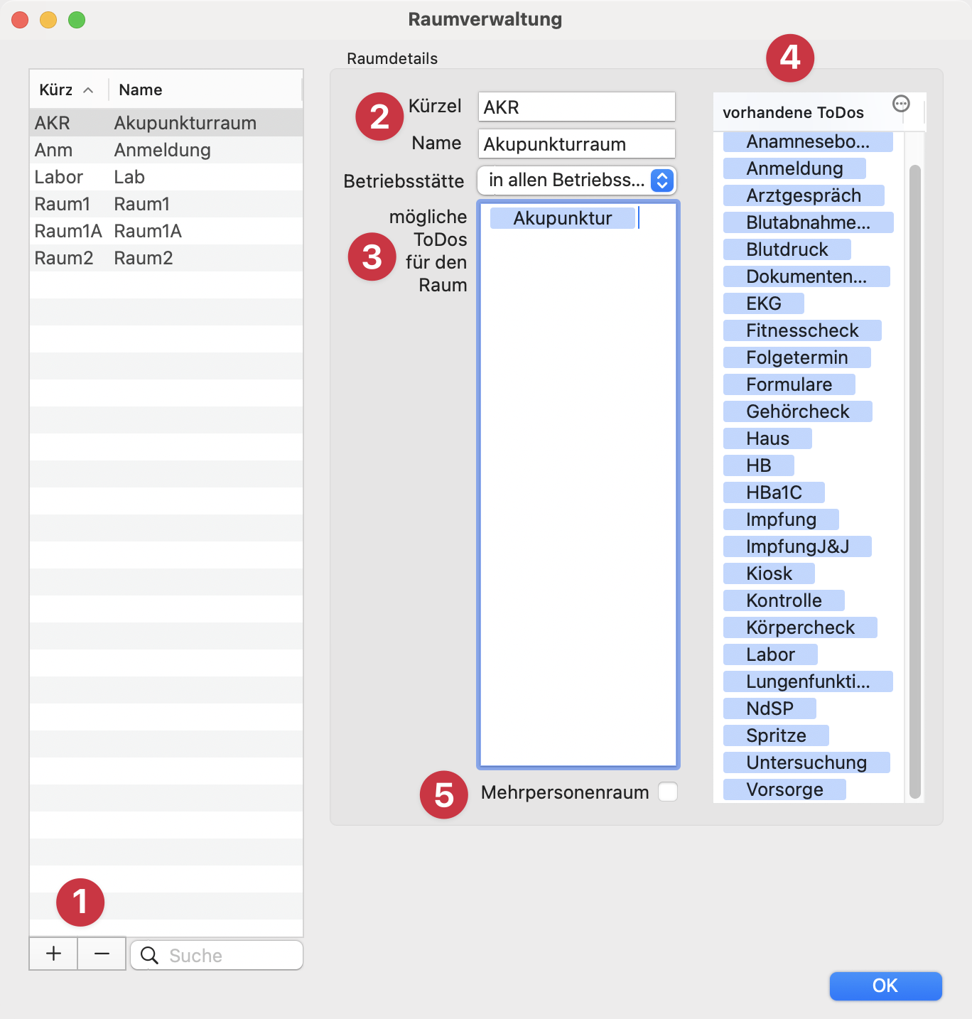 tomedo handbuch tagesliste todo konzepte raumverwaltung